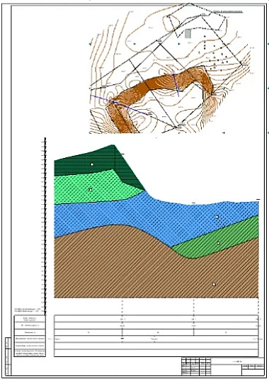 СОЗДАНИЕ И ВЫПУСК ЧЕРТЕЖЕЙ КФМ, ИНЖЕНЕРНО-ГЕОЛОГИЧЕСКИХ РАЗРЕЗОВ, ПРОДОЛЬНЫХ И ПОПЕРЕЧНЫХ ПРОФИЛЕЙ, КОЛОНОК СКВАЖИН