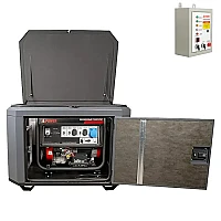 Генератор A-iPower A6000EAX в тихом зимнем кожухе 1200 RAL 7024 + блок автозапуска A-iPower 230 В, 50 А